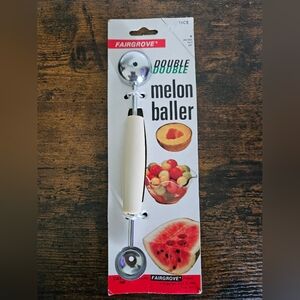 Vintage Fairgrove Double Melon Baller with Cream Handle | 1982